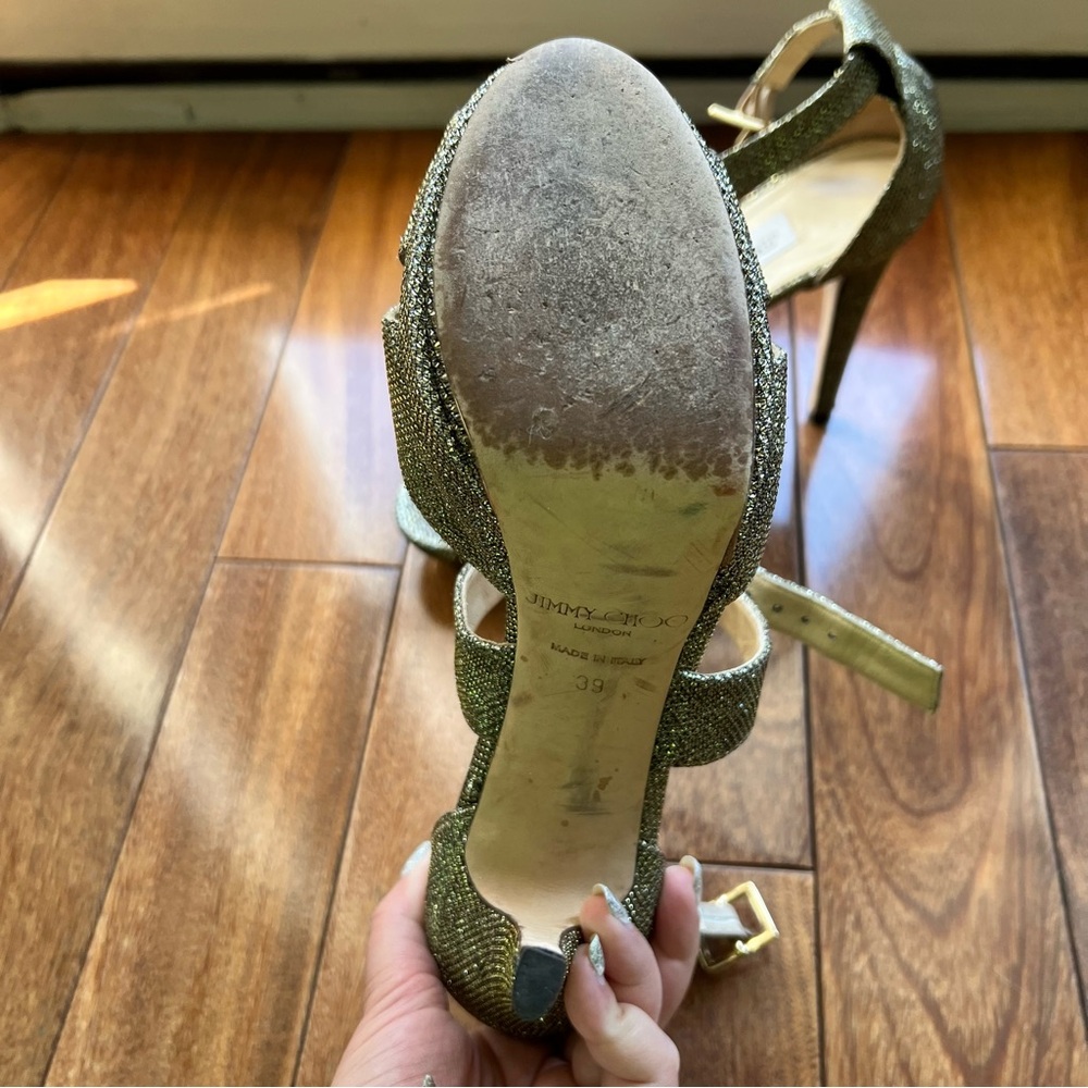 Jimmy Choo Kuki Wedding Pump Shoes 39 - Picture 10 of 15